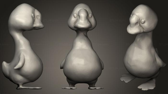 Animal figurines (Gosling Inc, STKJ_1036) 3D models for cnc